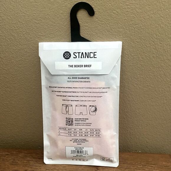 New Stance Boxer Brief Shorts Butter Blend Orange/Yellow Dye on Dye S (30"-32") - Picture 6 of 12